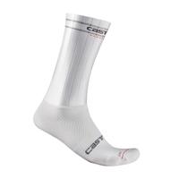 Castelli Premio evo 18 sock wit unisex L/XL - thumbnail