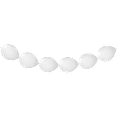 Folat BV Witte knoopballonnen, 8st.