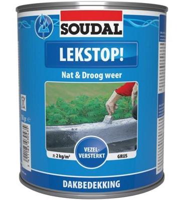 Soudal lekstop | waterdichting | grijs | 750 g - 101507 Soudal lekstop | waterdichting | grijs | 750 g - 101507
