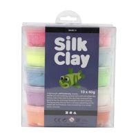Silk Clay ®, basic 2, diverse kleuren, 10x40 gr/ 1 doos - thumbnail
