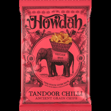 Howdah Tandoor Chilli Ancient Grain Chips 130 g bij Jumbo