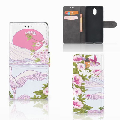Nokia 3.1 (2018) | Telefoonhoesje | Met pasjeshouder | Bird Standing