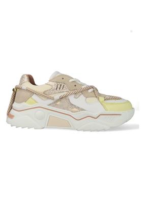 DWRS Jupiter sneakers sand/butter Leer Dames