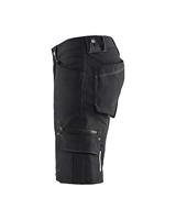 Blåkläder Short 4-weg stretch X1900 zonder spijkerzakken 19871644 | Zwart | Maat 50 - 7330509688465 - thumbnail