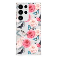 Samsung Galaxy S23 Ultra | TPU Case | Butterfly Roses - thumbnail