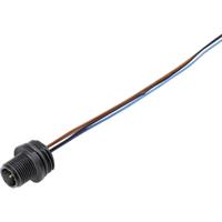 binder 76 4331 0011 00004-0200 Miniatuur-rondconnector Flensstekker Totaal aantal polen: 4 1 stuk(s) - thumbnail