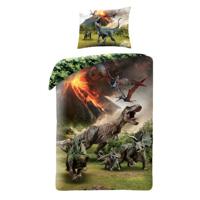 Jurassic World Dekbedovertrek Vulcano 140 x 200 cm - Katoen - 70 x 90 cm - thumbnail