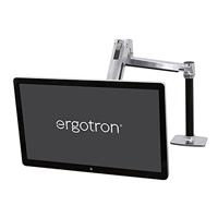 Ergotron LX Sit Stand, Desk Mount LCD Arm, Polish Monitor-tafelbeugel 1-voudig - thumbnail