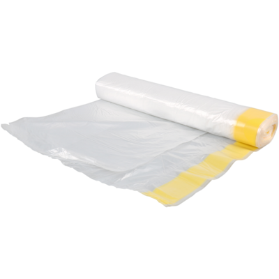 PowerSterko Zak | Trekbandzak | HDPE | 60/ 5x75cm | transparant | 600 stuks