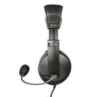 Trust 21661 hoofdtelefoon/headset Hoofdband Zwart - thumbnail