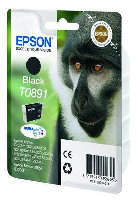 Epson inktpatroon Black T0891 DURABrite Ultra Ink