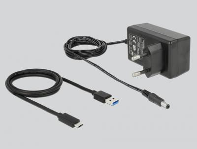 DeLOCK externe usb 3.2 gen 2 4 port hub 10gbps usb-hub (zwart)