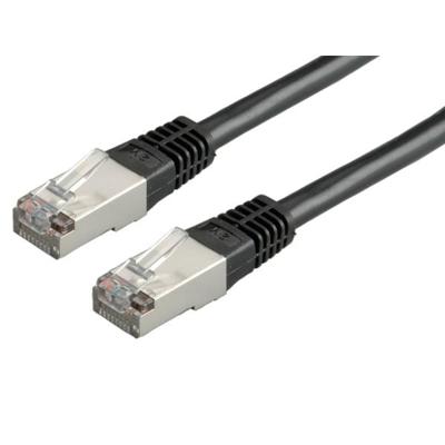 ROLINE patchkabel Cat.5e (Klasse D) SF/UTP, zwart, 3 m