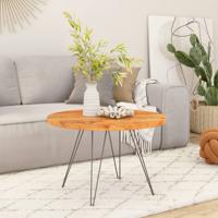 Tafelblad rond 40x2,5 cm massief acaciahout - thumbnail