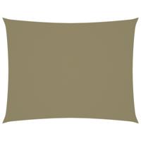 VidaXL Zonnescherm rechthoekig 2,5x4 m oxford stof beige - thumbnail