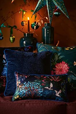 Pip Studio Pip Studio Cushion Quilted Dark Blue 50x50cm