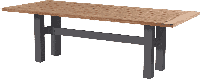 Hartman Tuintafel 'Sophie Yasmani' Teakhout, 240 x 100cm, kleur Naturel/Antraciet - thumbnail