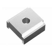Ergotec verlengplaat tbv middenstandaard +bout zilver - thumbnail