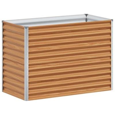 VidaXL Verhoogde plantenbak 98 x 50 x 68 cm gegalvaniseerd staal VidaXL Verhoogde plantenbak 98 x 50 x 68 cm gegalvaniseerd staal