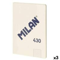 Notitieboekje Milan 430 Beige A4 48 Lakens 21 x 29,7 cm (3 Stuks) - thumbnail