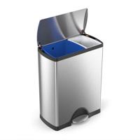 Simplehuman Afvalemmer Classic Recycler 30+16 liter - thumbnail