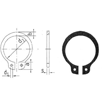 As-zekeringsring Reely Geschikt voor asdiameter: 6 mm 20 stuk(s)