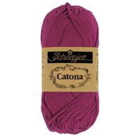 Scheepjes Catona - 10g - 128 Tyrian Purple - Haakgaren / Breigaren - thumbnail