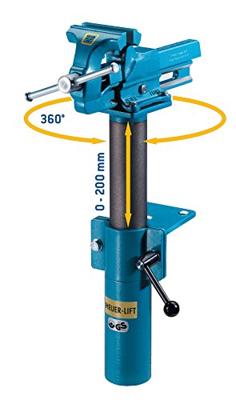 Brockhaus Heuer 104260 Hoogteversteller 104260 Bekbreedte: 160 mm - thumbnail