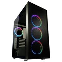 LC Power LC-802B-ON Midi-tower PC-behuizing Zwart - thumbnail