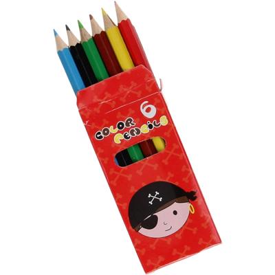 LG-Imports Kleurpotloden piraat, 6st.