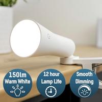 Ansmann 3-in-1 Oplaadbare Bureaulamp - Wit - thumbnail