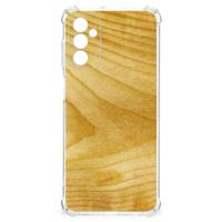 Samsung Galaxy M13 4G | M23 Stevig Telefoonhoesje Licht Hout - thumbnail