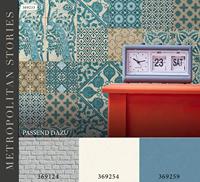 Livingwalls Metropolitan Stories blauw behang | 369259 - thumbnail