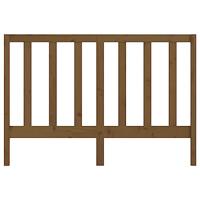 Hoofdbord 146x4x100 cm massief grenenhout honingbruin - thumbnail