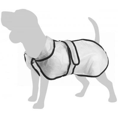 Regenjas Classic 34 cm ruglengte Flamingo Transparant