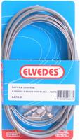 Elvedes Versnellingskabelset 1700 / 2250 mm universeel sturmey archer rvs - zilver (op kaart) - thumbnail
