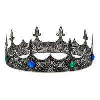 Metalen kroon Royalty zilver - thumbnail