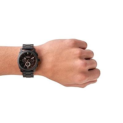 Fossil Heren Machine chronograaf zwartkleurig roestvrijstalen horloge FS4682 Fossil Heren Machine chronograaf zwartkleurig roestvrijstalen horloge FS4682