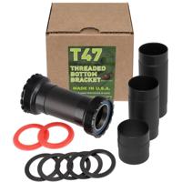 Wheels Manufacturing wheels mfg trapas t47 inboard sram dub abec 3 zwart - thumbnail