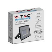 V-TAC VT-4051B-N LED Schijnwerper - E-serie - IP65 Waterdicht - Zwart - 50W - 4300 Lumen - 4000K - thumbnail