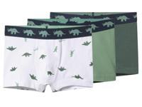 lupilu Set van 3 kinder boxers (Groen/wit, 110/116) - thumbnail