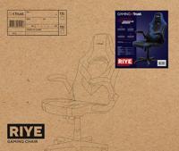 Trust GXT703B Riye Gaming Chair Gaming stoel Blauw - thumbnail