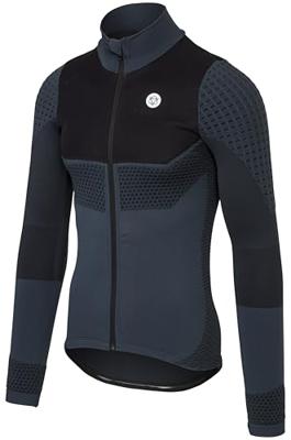 AGU Seamless Fietsshirt Lange Mouwen Performance Heren - Blauw - XS/S AGU Seamless Fietsshirt Lange Mouwen Performance Heren - Blauw - XS/S