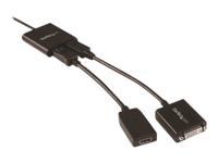 StarTech.com USB-C naar Dual DisplayPort 1.2 adapter, USB-C multi-monitor MST Hub, Dual 4K 30Hz/1080p 60Hz DP Laptop Display Extender/Splitter, extra lange integ. Kabel, alleen Windows (MSTCDP122DP) - thumbnail