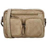 Hide & stitches paint rock schoudertas leer-Sand - thumbnail