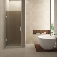 Nisdeur Wiesbaden Less 90x200 cm 8 mm Nano Vintage Brons Glas Geborsteld Staal - thumbnail