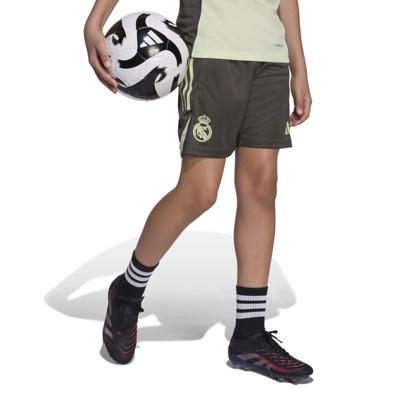 adidas Real Madrid Trainingsbroekje 2025-2026 Kids Grijs Lichtgroen adidas Real Madrid Trainingsbroekje 2025-2026 Kids Grijs Lichtgroen