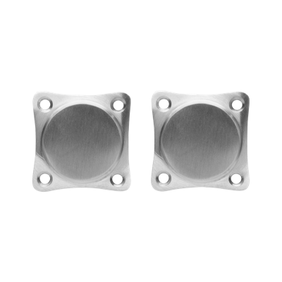 De Oude Deurklink Blindrozet vierkant - mat nikkel