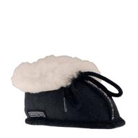 Bergstein suede babyslofjes Panda donkerblauw - thumbnail