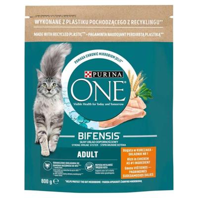 PURINA One Bifensis Adult - droog kattenvoer - 800 g